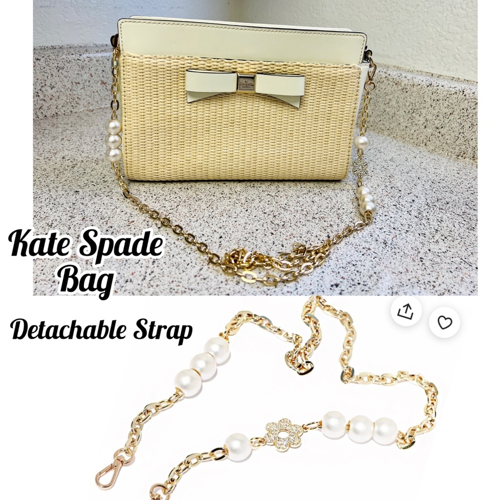 Kate Spade Wicker/Basket Crossbody Bag